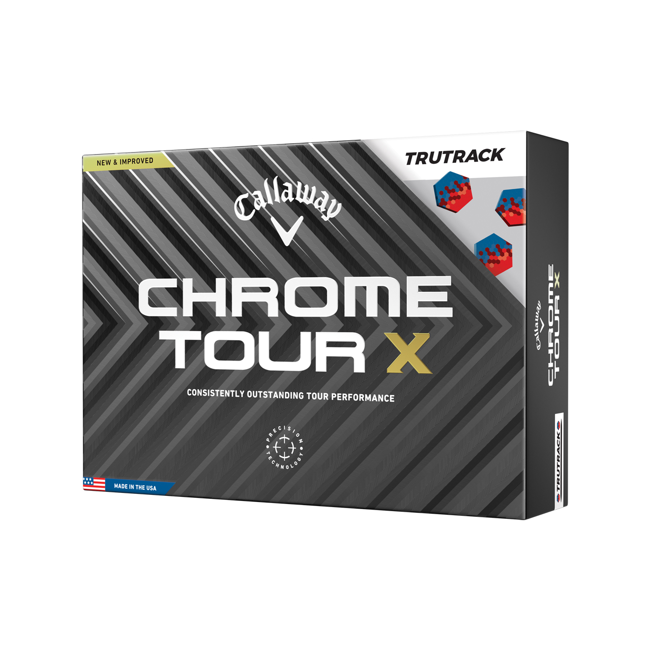 Chrome Tour X, Ballen 3-pack - blue_red_tru_track