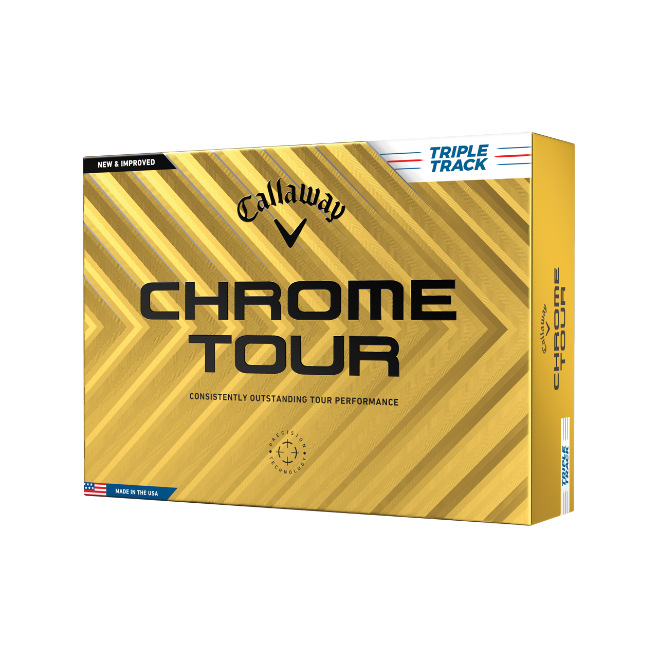 Chrome Tour, Ballen 3-pack - white_triple_track