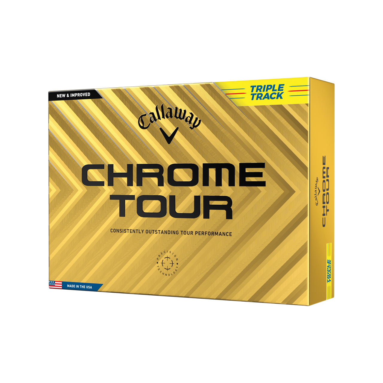 Chrome Tour, Ballen 3-pack - yellow_triple_track
