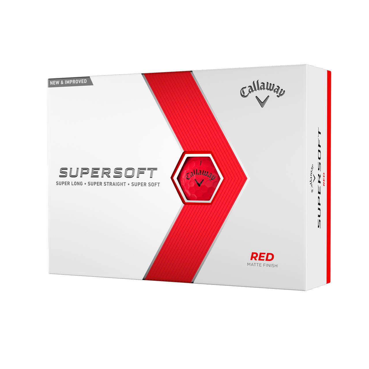 Supersoft Matte, Ballen 3-pack - Rd