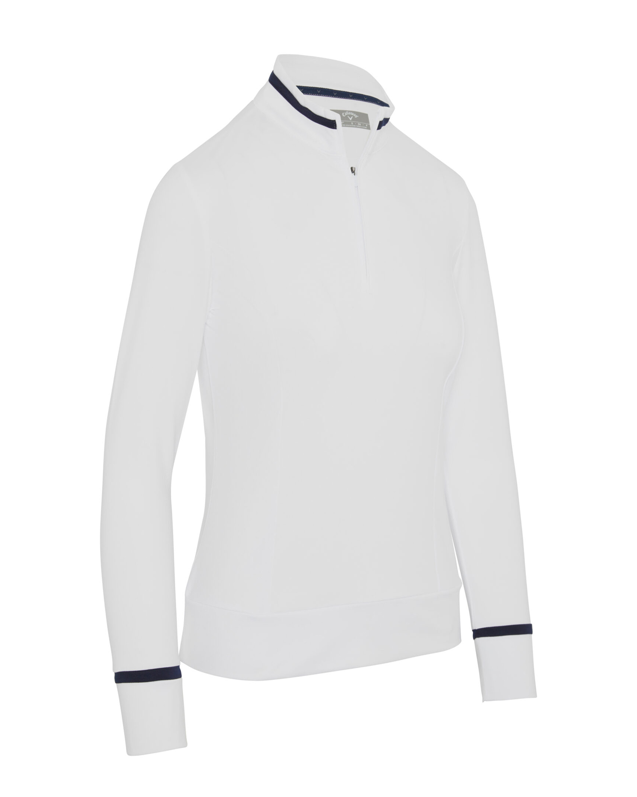 Thermal Colourblock, Midlayer, Dames - brilliant_white