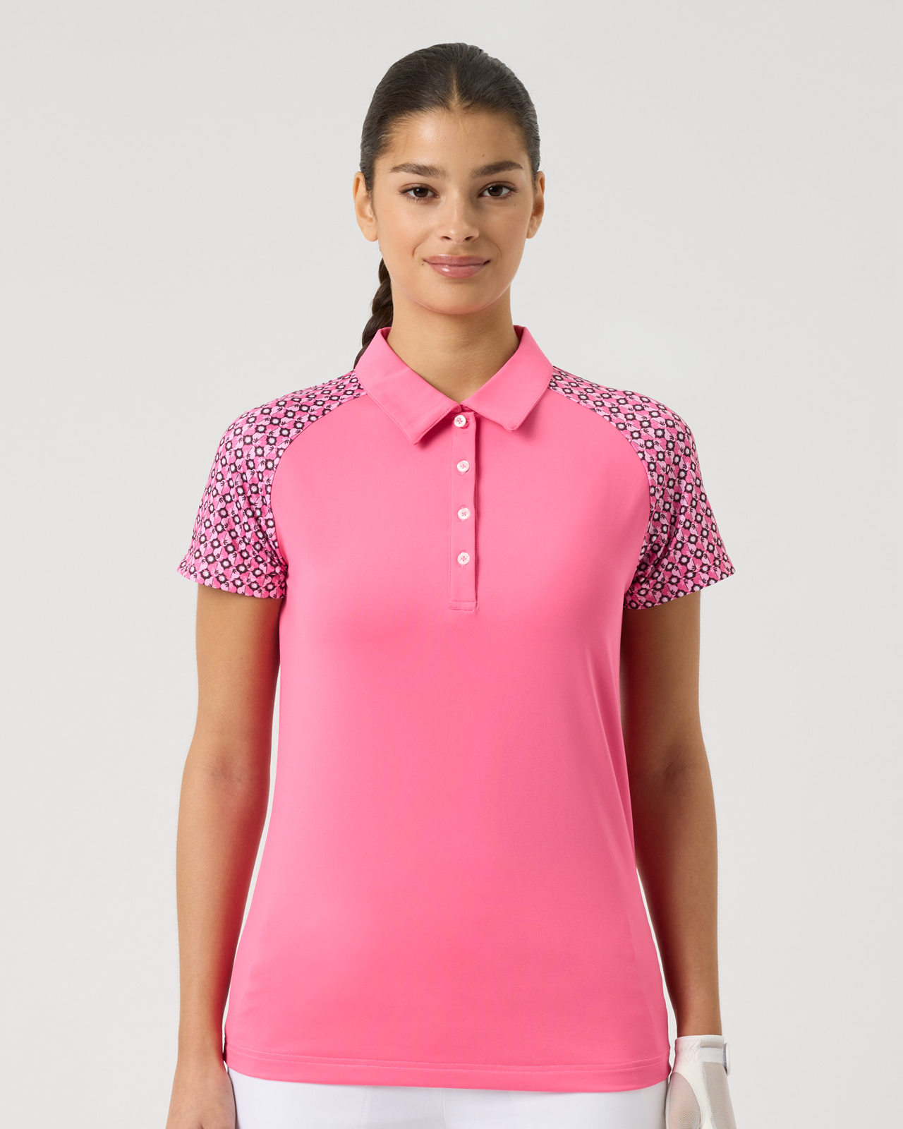 Edge, Polo, Dames - radiant_pink