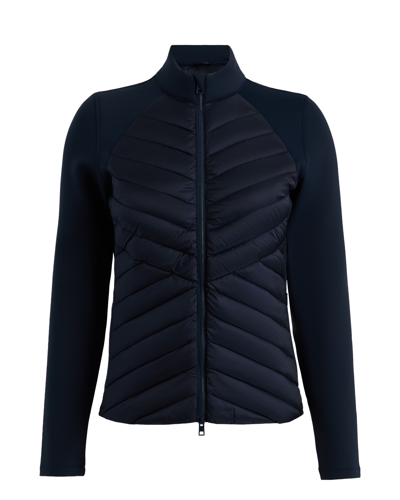 V-Down Quilted Hybrid, Jack, Dames - twilight