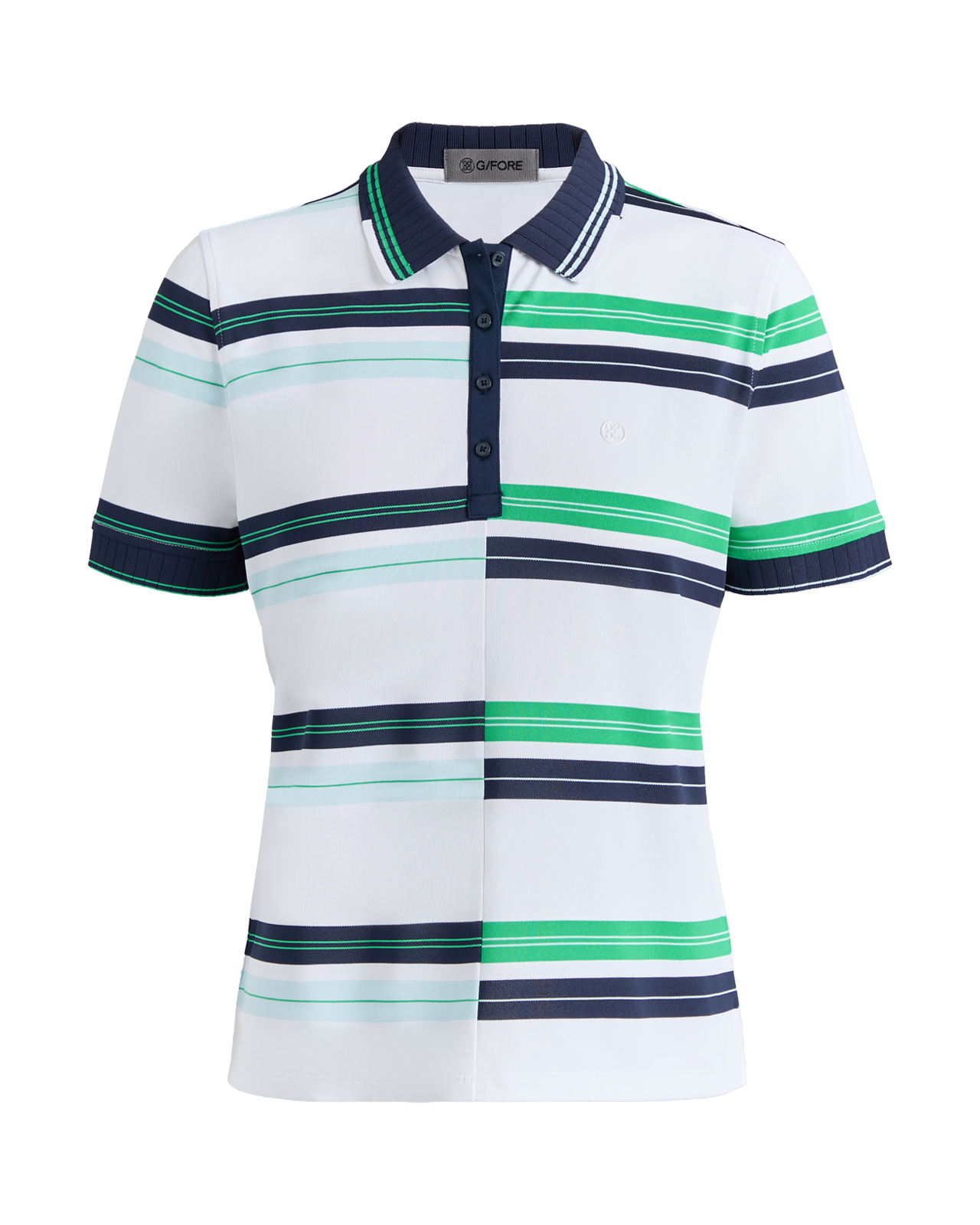 Stripe Tech, Polo, Dames - snow
