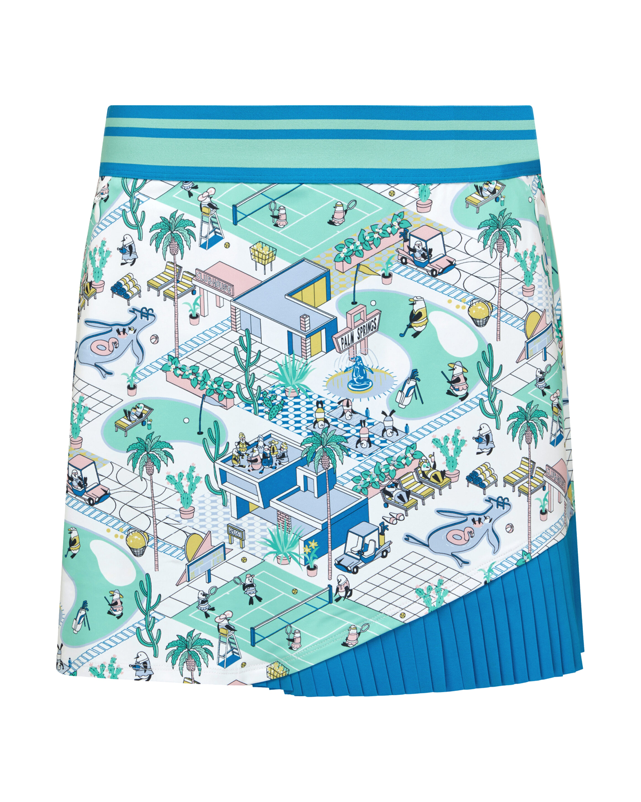 Palm Spring, Skort, Dames - bright_white