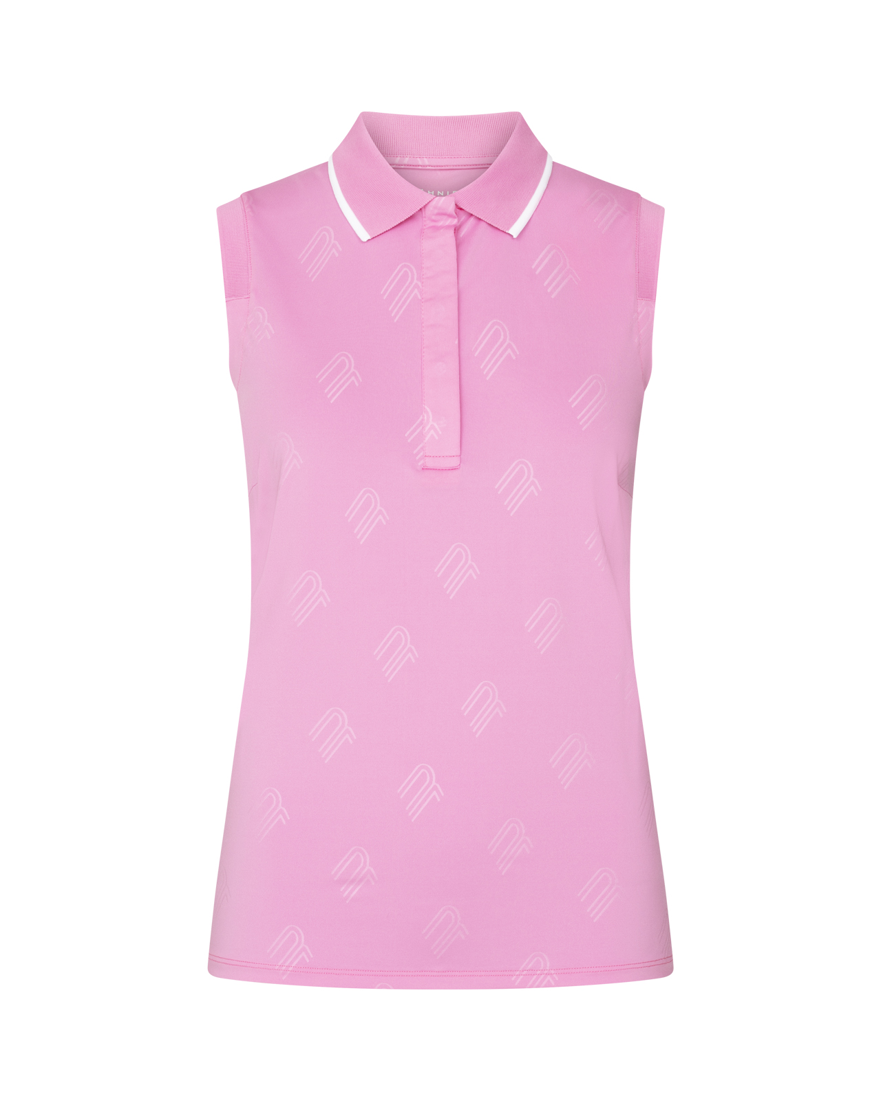 Deni, Mouwloze polo, Dames - fuchsia_pink