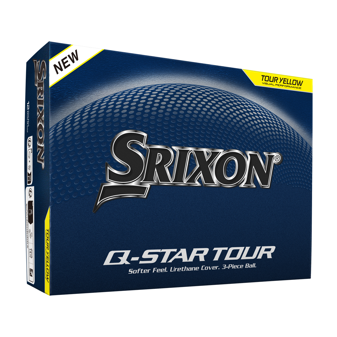 Q-Star Tour, Ballen 3-pack - yellow