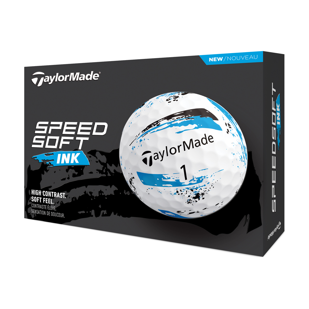 SpeedSoft Ink, Ballen 3-pack - blue