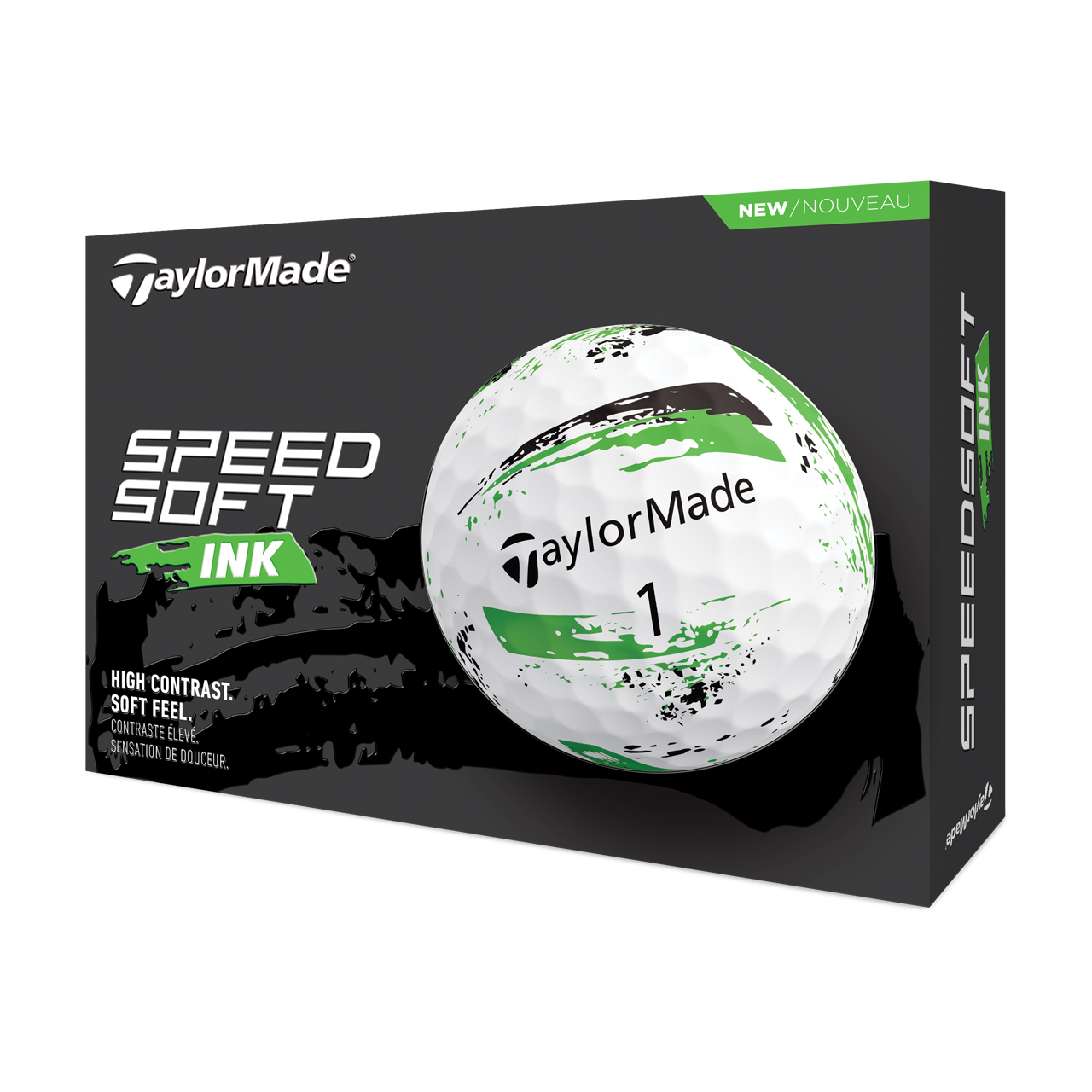 SpeedSoft Ink, Ballen 3-pack - green
