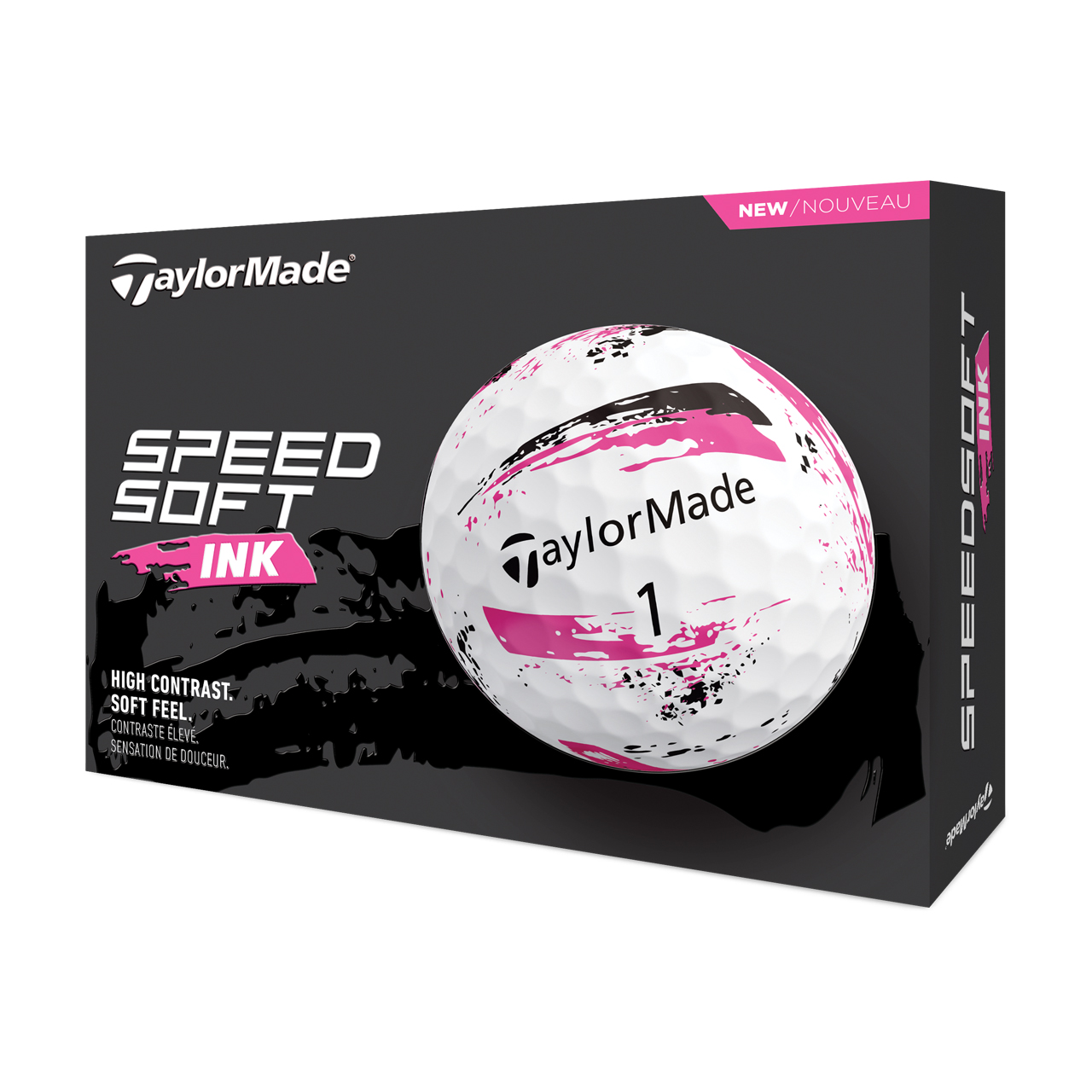 SpeedSoft Ink, Ballen 3-pack - pink