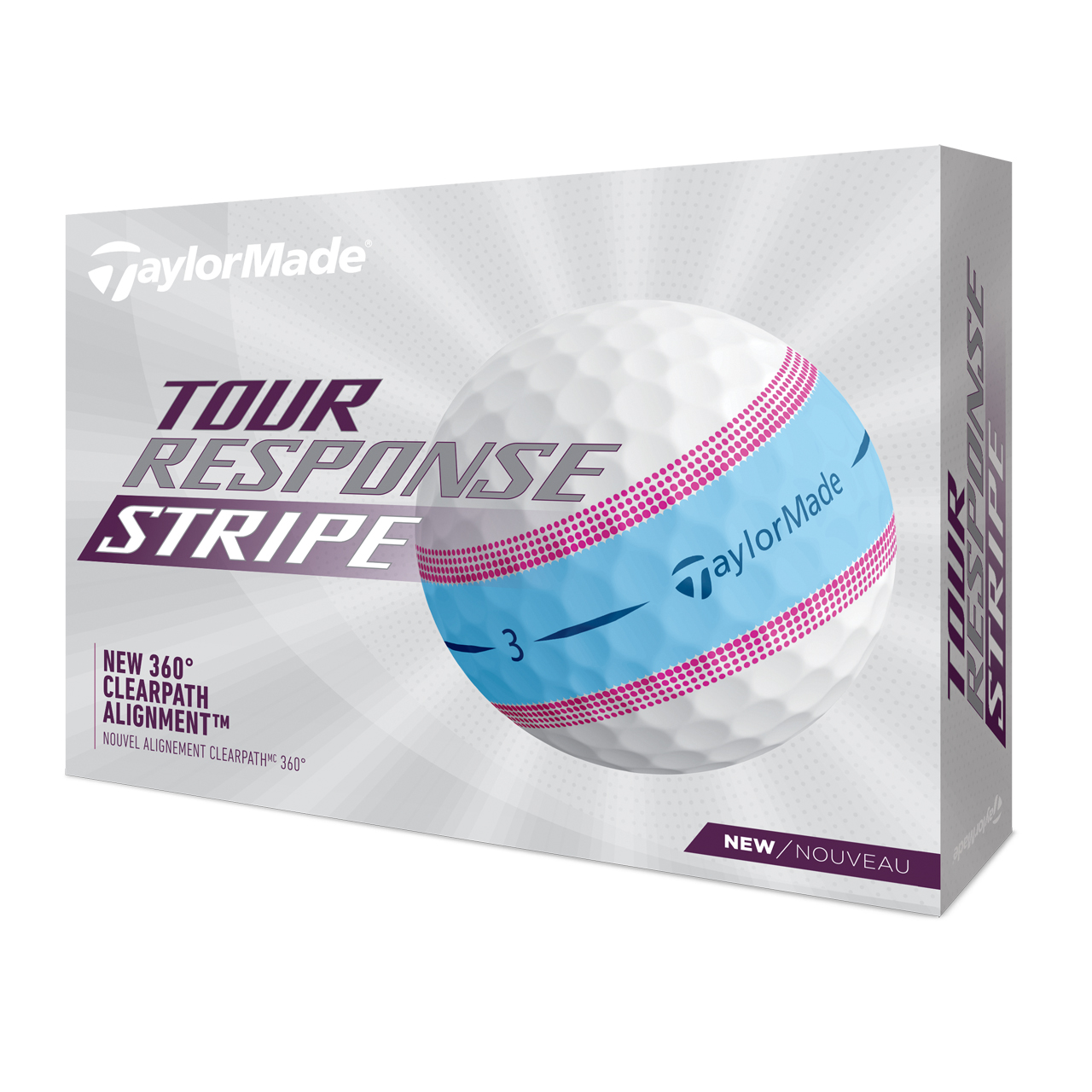 Tour Response Stripe, Ballen 3-pack - lady