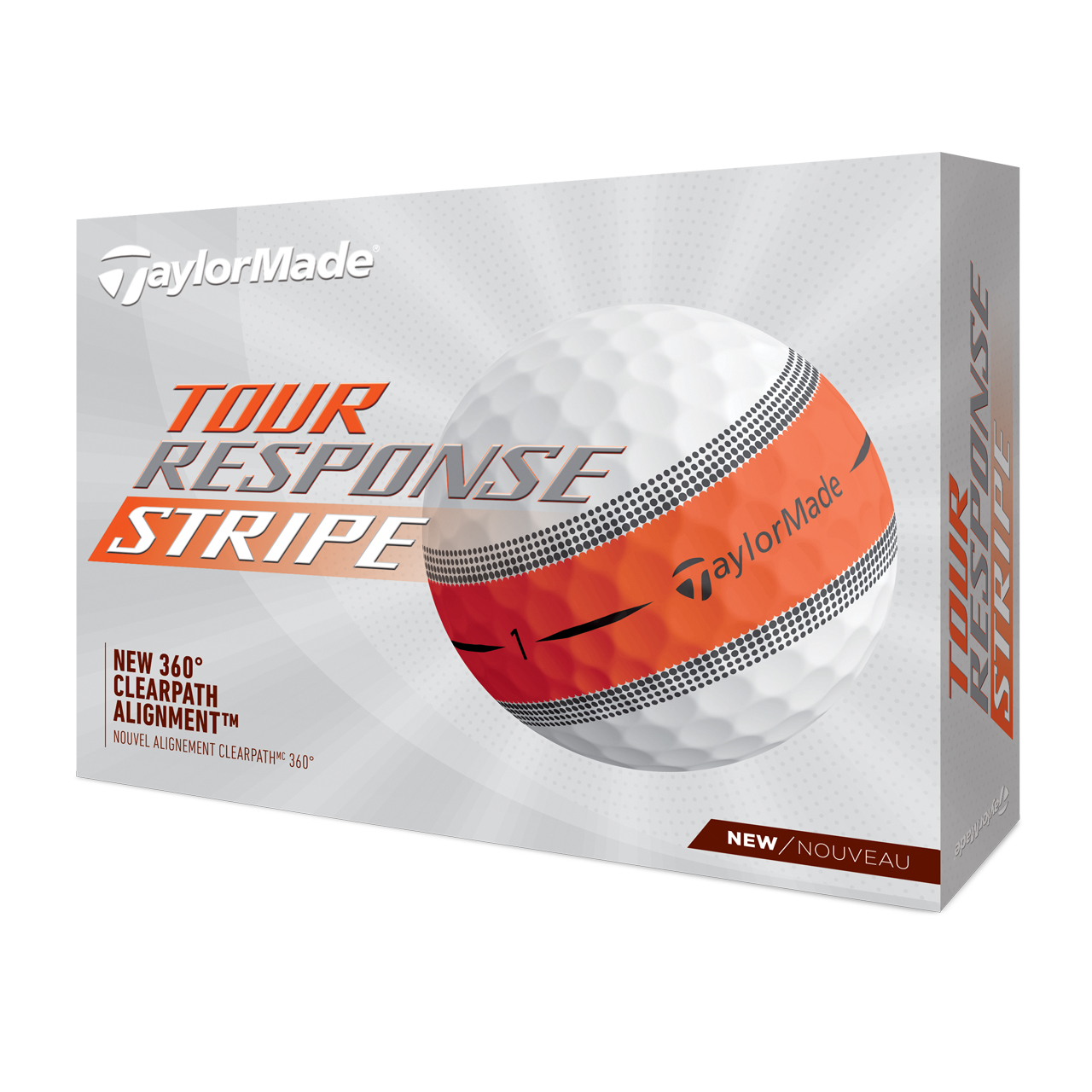 Tour Response Stripe, Ballen 3-pack - orange