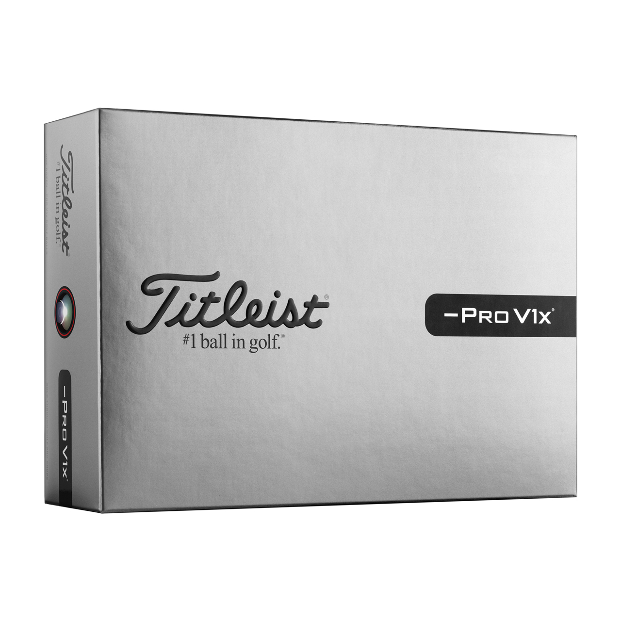 Pro V1x Left Dash, Ballen 3-pack - white
