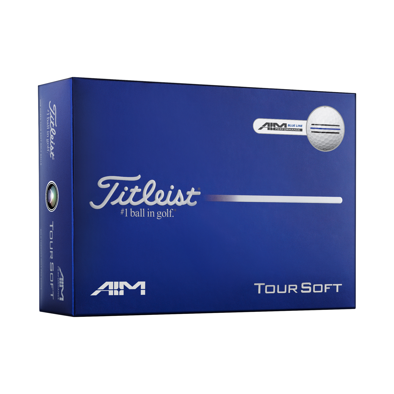 Tour Soft AIM, Ballen 3-pack - blue