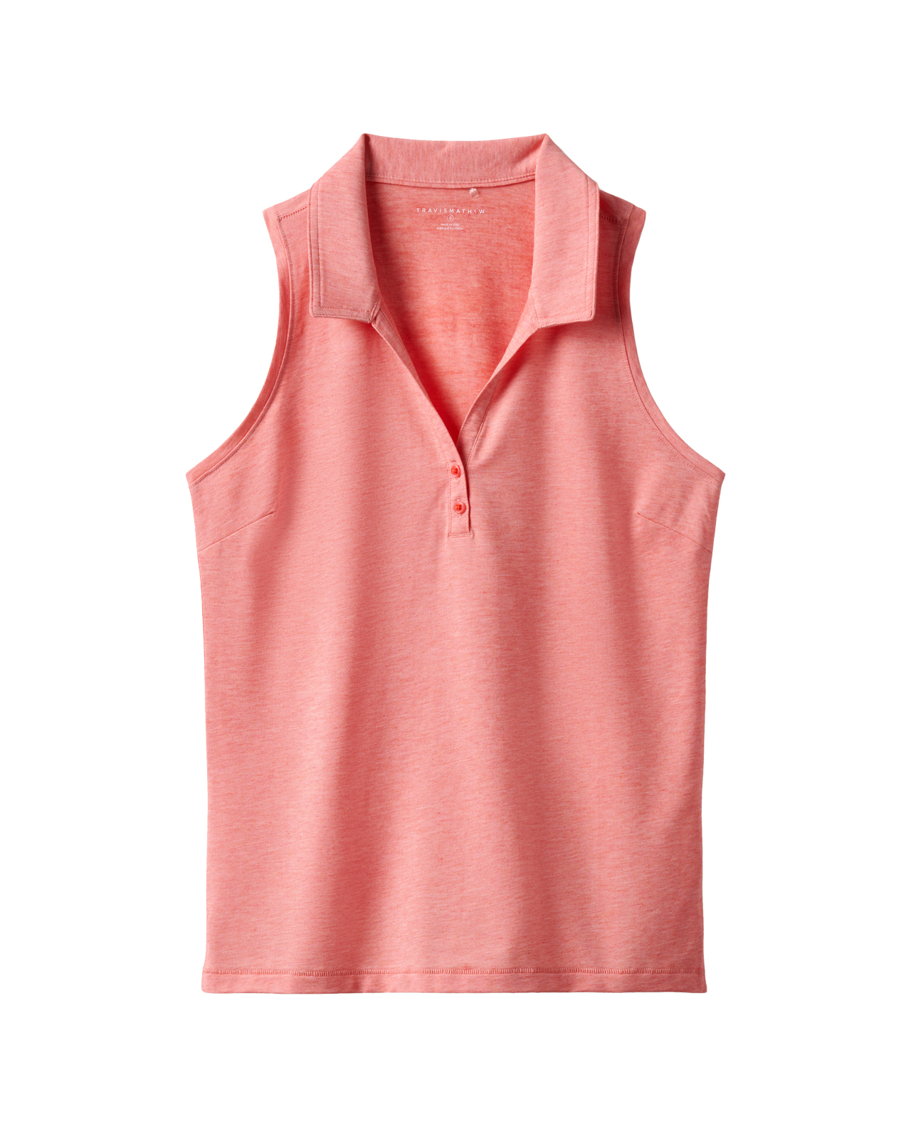 Featherweight, Mouwloze Polo, Dames - heather_porcelain_ro