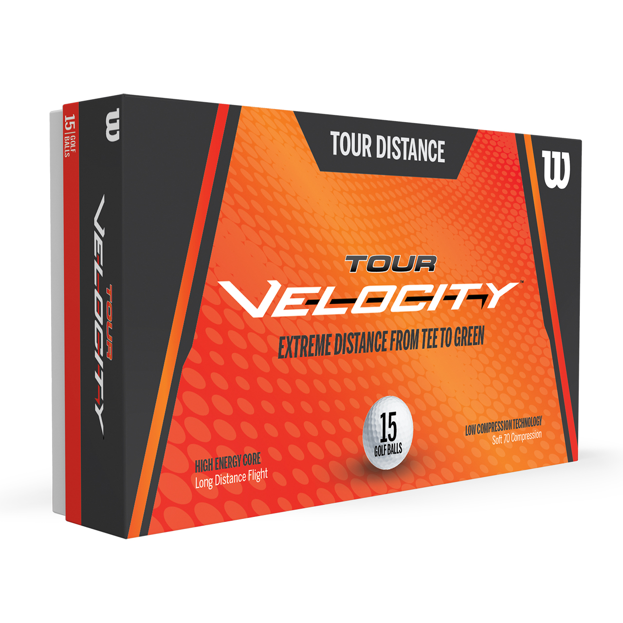 Tour Velocity Distance, Ballen 24-pack - white